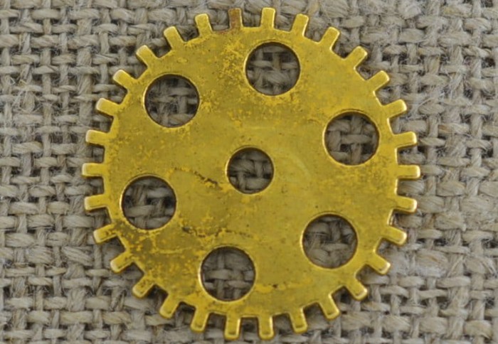 [212104] Element ozdobny tryb w kolorze złotym 25mm