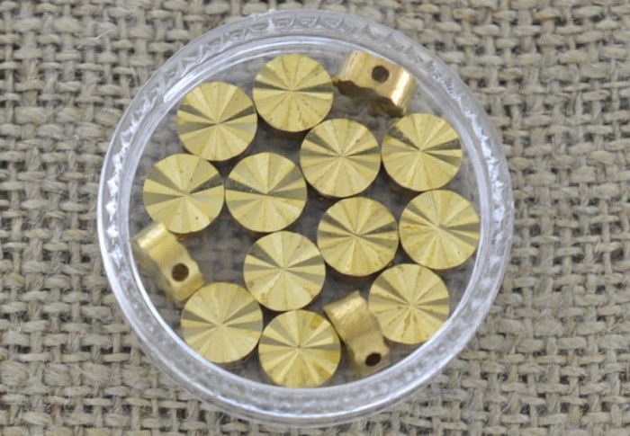 [21279] Element ozdobny przekładka w kolorze złotym 6mm