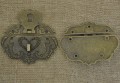  [k0807] Zamknięcie do szkatułki brąz 58*76mm