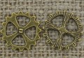 [112132] Element ozdobny steampunk tryb w kolorze brązu 14mm