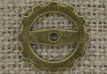[112120] Element ozdobny steampunk tryb w kolorze brązu 20mm