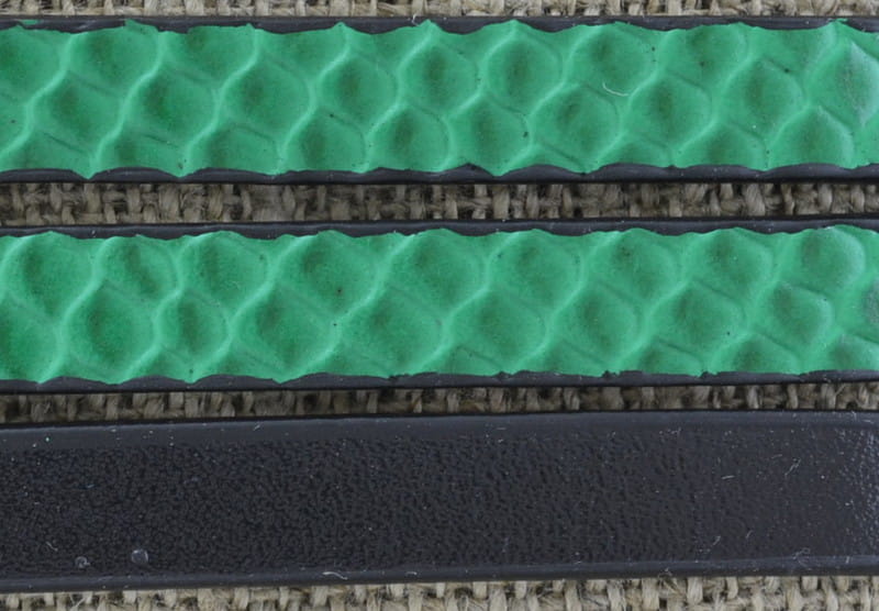 737109 Rzemień syntetyczny płaski 10*3mm zielony 1m