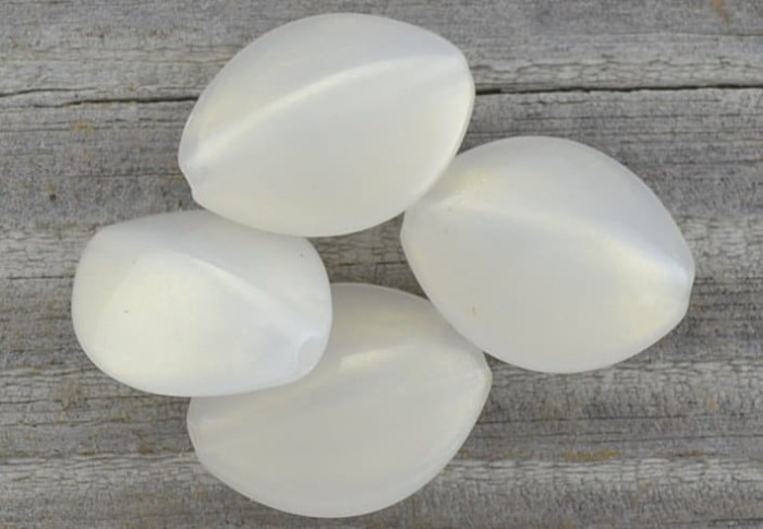 702460 Koralik akrylowy imitacje kamieni naturalnych 22*18mm perłowy