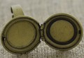 [10364] Baza pierścionka z sekretnikiem w kolorze brązu na kaboszon 12mm