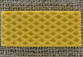 802511 Kaboszon z żywicy wafelek 43*20mm beżowy