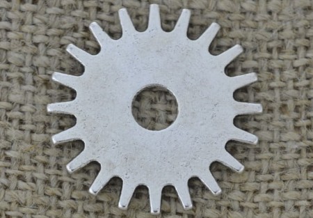 [312267] Element ozdobny steampunk tryb kolor srebrny 24mm  