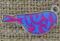 70721 Zawieszka emaliowana ptaszek wzór