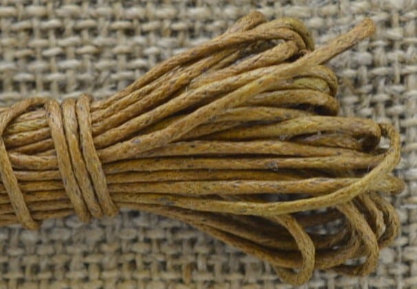 71728 Sznurek woskowany czekoladowy 1mm 7 metrów