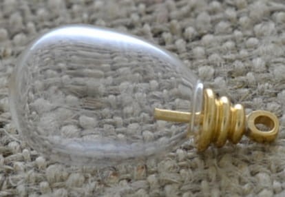  [61462] Forma szklana kopułka 14*11mm z krawatką