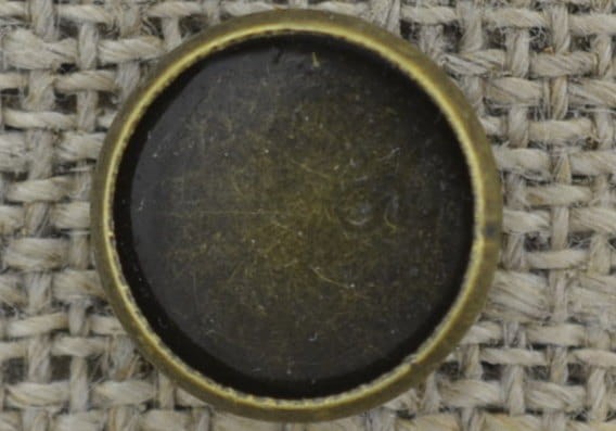 [11903] Baza guzika na kaboszon 12mm w kolorze brązu