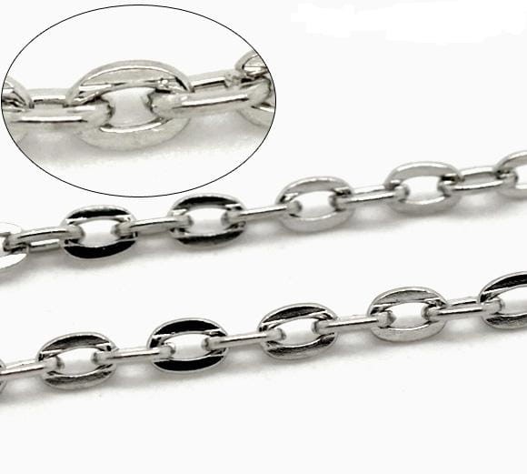 30113 Łańcuszek 4,5*3mm srebrny