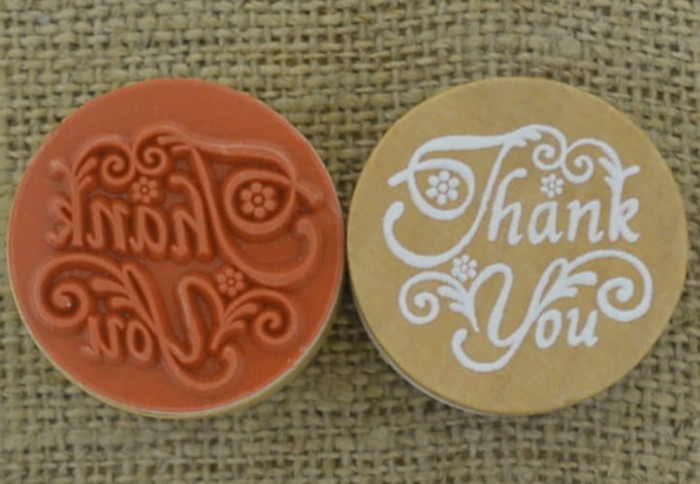  [73558] Stempel okrągły z napisem "Thank You" 30mm