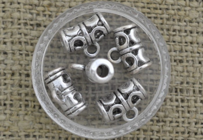 [571149] Krawatka modułowa w kolorze srebrnym