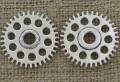 [312226] Element ozdobny steampunk tryb w kolorze srebrnym 26mm