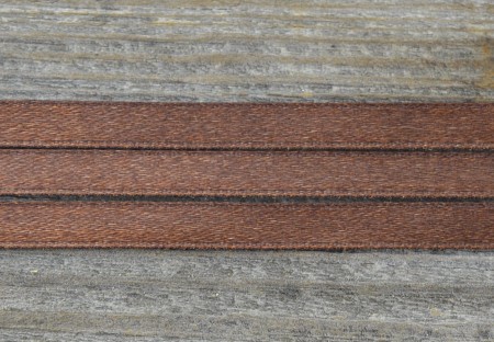 [006655] Wstążka satynowa 6mm czekoladowa 5m