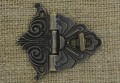  [k0806] Zamknięcie do szkatułki brąz 47*44mm