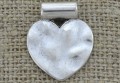 Zawieszka mała serce kolor srebrny