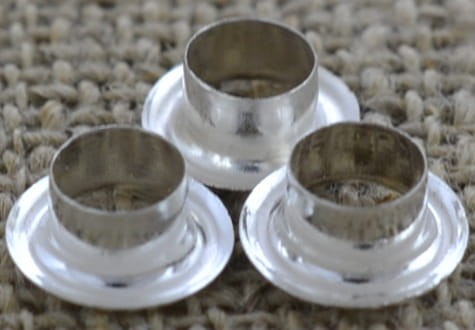 571104 Środek do koralika modułowego w kolorze srebrnym 5mm 20szt