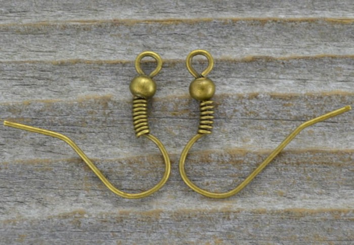 10404 Bigle klasyczne z kulką i sprężynką w kolorze brązu