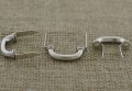 [k0721] Uchwyt ozdobny w kolorze srebrnym 20*8mm