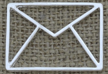 [312262] Element ozdobny koperta kolor srebrny