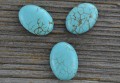 046128 Turkus kaboszon owalny 18*13mm