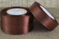 [825015] Wstążka satynowa 25mm 32mb brązowa