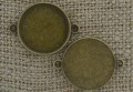 [101220] Baza medalionu łącznik brąz kaboszon 20mm
