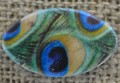  702532 Koralik akrylowy podłużny 24*14,5mm zielony