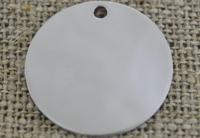 307258 Zawieszka ze stali nierdzewnej okrągła 30mm