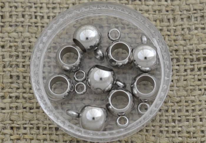 [571145] Krawatka modułowa w kolorze srebrnym