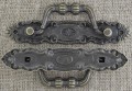  k0711 Uchwyt ozdobny w kolorze brązu 104*20mm