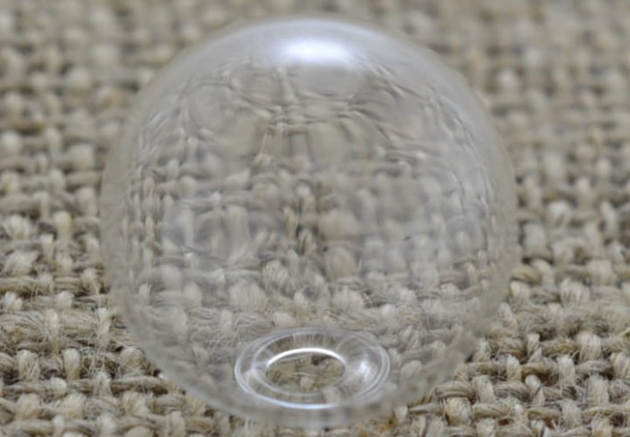 614105 Forma szklana klosz 16mm z otworem 4mm 5szt