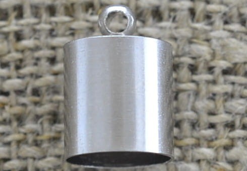 571100 Klasyczna końcówka do wklejania 8,5mm w kolorze srebra