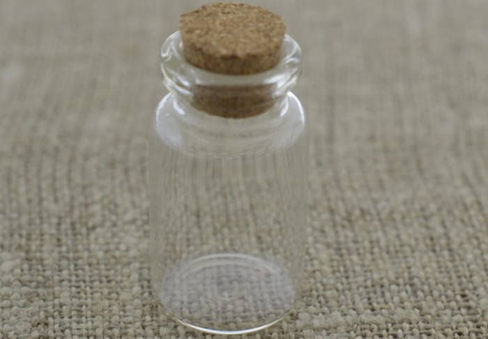  [614122] Buteleczka szklana 44*22mm z korkiem