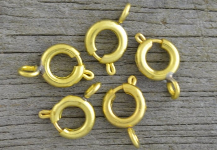 21505 Zapięcie federing klasyczny w kolorze złota 5szt 