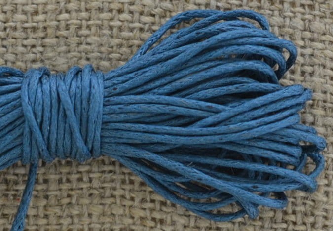  [717111] Sznurek woskowany szaromorski 1mm 7m