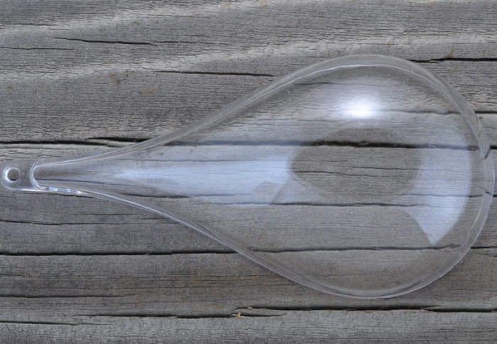 60417 Łezka plastikowa rozkładana bezbarwna 110mm