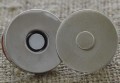 k0401 Magnetyczne zapięcie do torebki w kolorze srebrnym 18mm