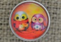 31857 Nap z kaboszonem z obrazkiem jesienne sowy 18mm