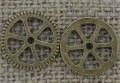 Element ozdobny steampunk tryb kolor brąz 15mm