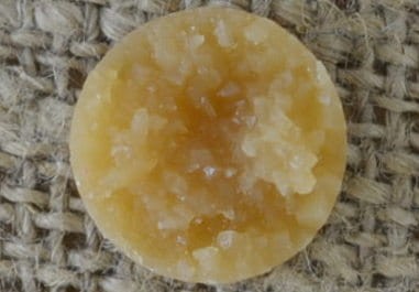 Kaboszon druzy okrągły 12mm cappuccino 6szt