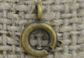 Zapięcie federing w kolorze brązu 6mm