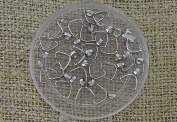 Krawatka klasyczna ze stali nierdzewnej 9mm