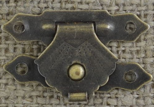 [k0805] Zamknięcie do szkatułki brąz 18*30mm