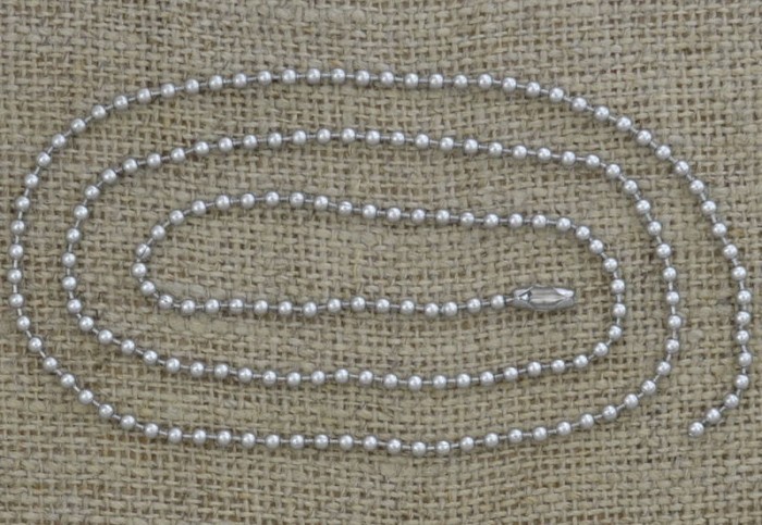 Baza naszyjnika łańcuszek kulkowy ze stali nierdzewnej