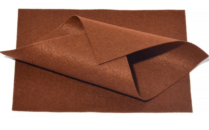 [55715] Filc dekoracyjny 20*30cm 1mm brązowy