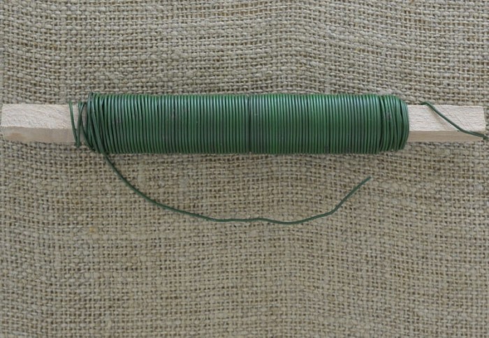 [670105] Drut florystyczny zielony 0,8mm 100gram