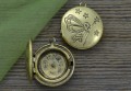 11320 Sekretnik mały okrągły w kolorze brązu