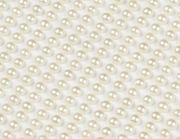 [55331] Perełki dekoracyjne ecru 6mm 260 sztuk